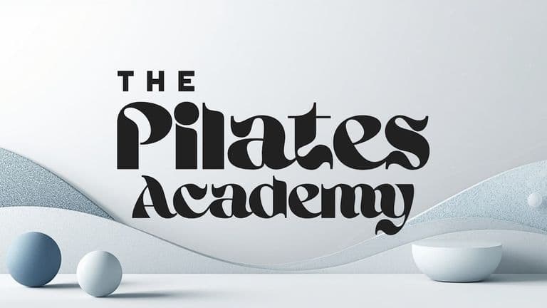 Logo of The Pilates Academy, a digital platform offering flexible, science-backed Pilates instructor training with personalized support
