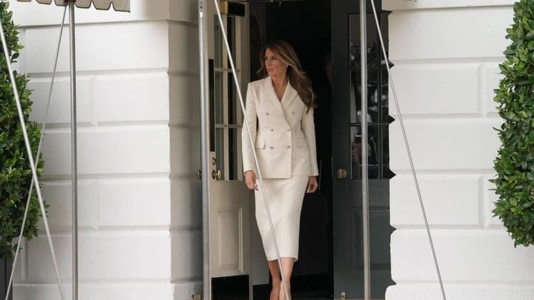Melania Trump Champions American Fashion at Historic Military Parade