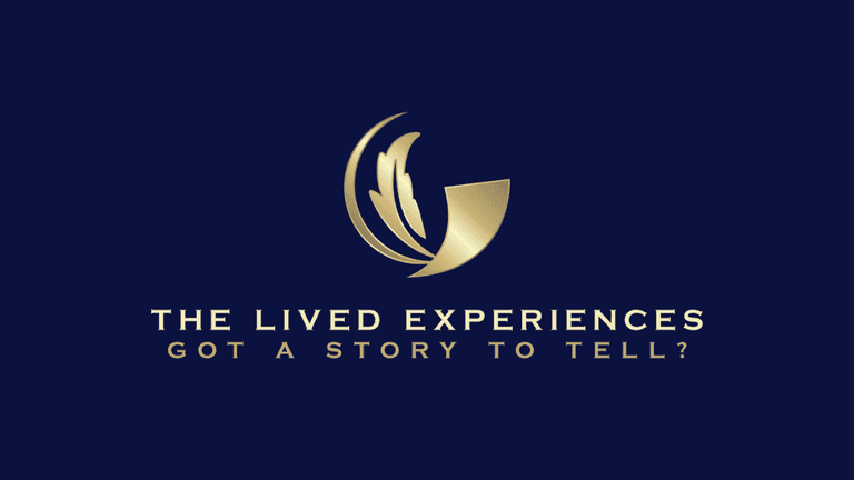 "The Lived Experiences logo, symbolizing narrative transformation and story work services, empowering individuals to rewrite their life stories."