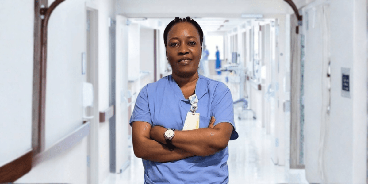 Chantale C. Nyonka, mindset transition coach, empowering women in healthcare with her holistic approach to personal growth.