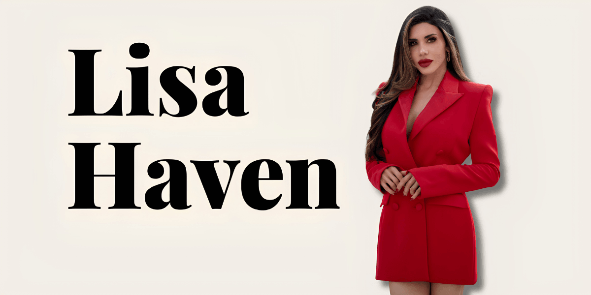 Lisa Haven, entrepreneur and founder of VIXA, Havenly, and LUMAPROMPT.AI, in a red blazer.