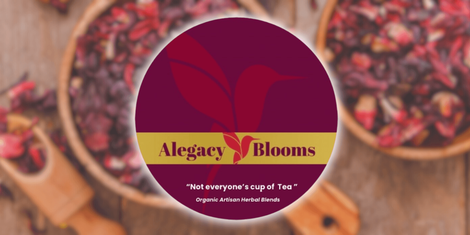Andrea M. Onukwue, founder of Alegacy Blooms, blends tradition and wellness in her small-batch herbal products, offering mindful, locally sourced beverages for modern consumers.