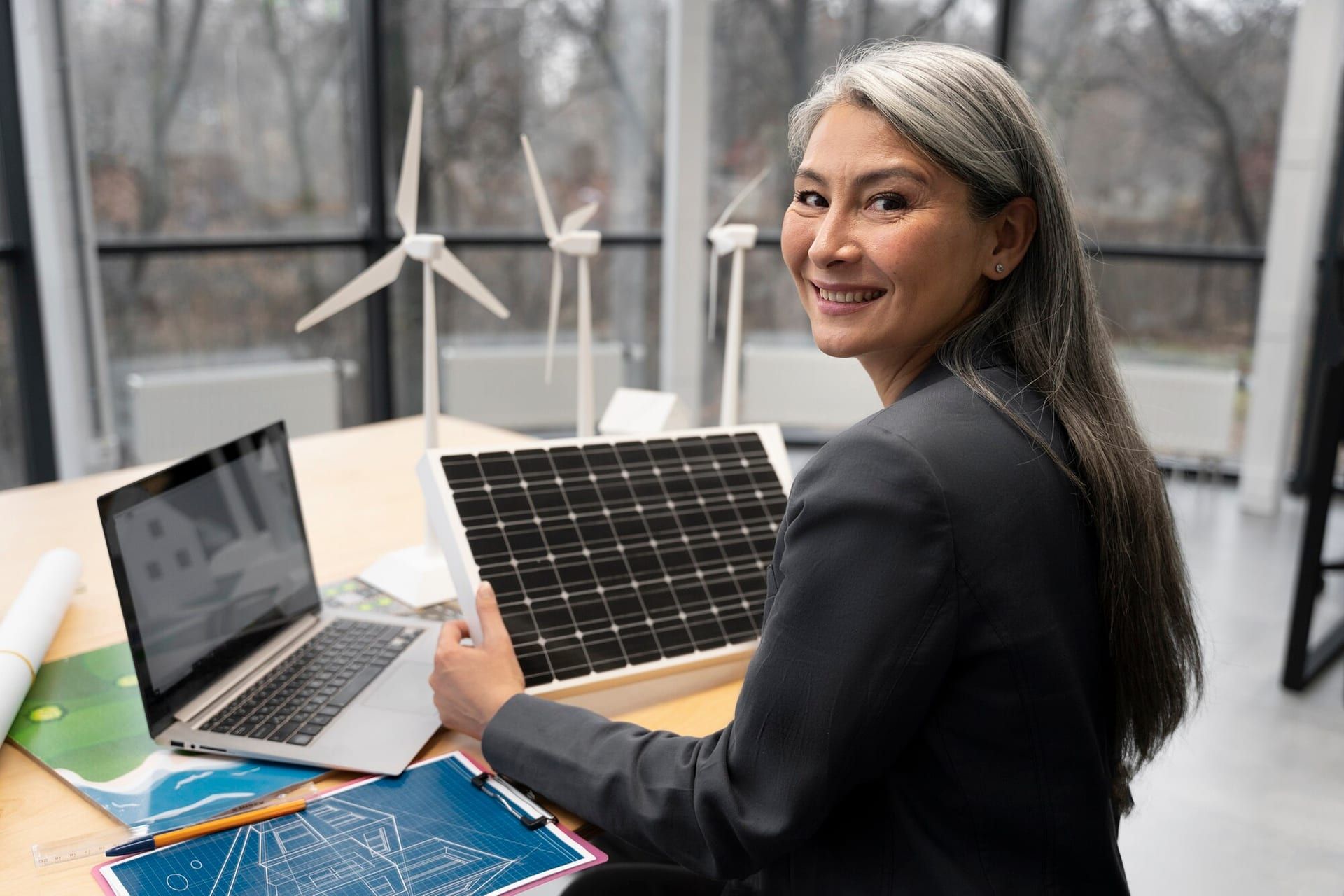 Business Person Planning Alternative Energies 23 2149205410