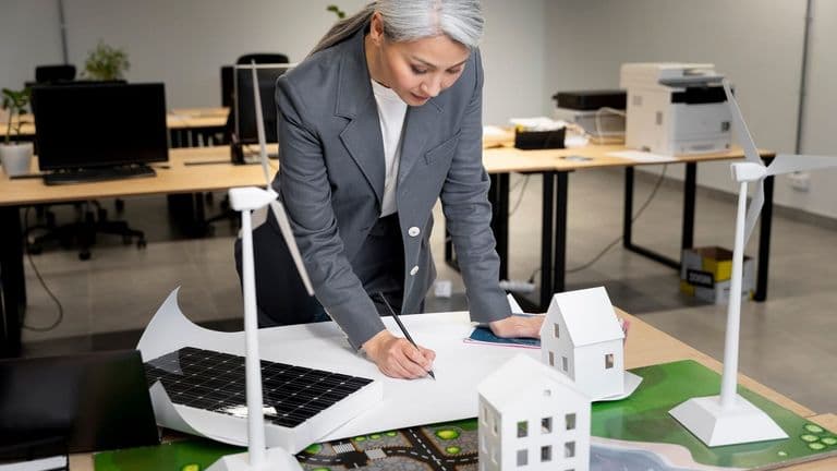 Business Person Planning Alternative Energies 23 2149205464