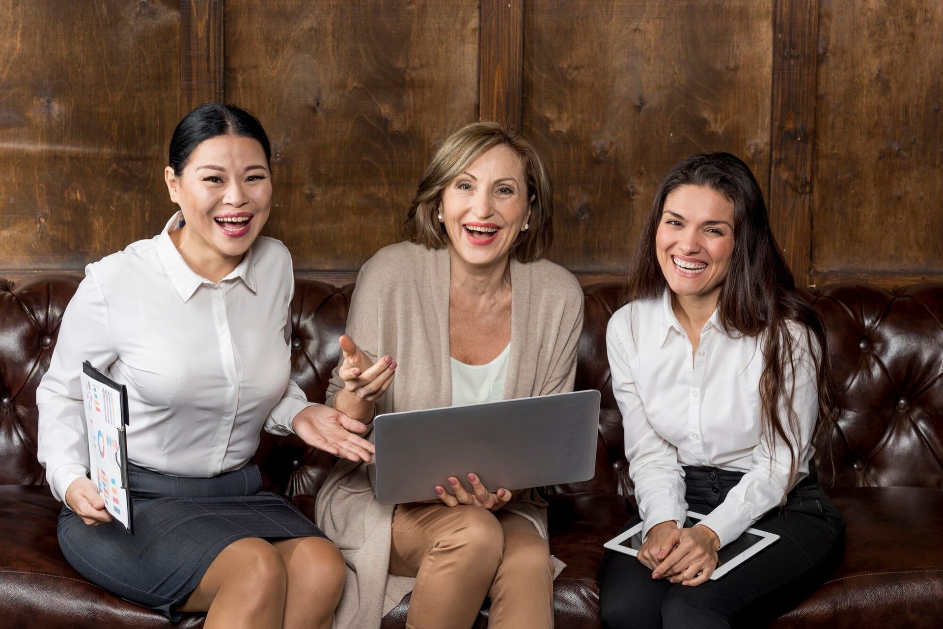 Business Womens Having Good Laugh 23 2148435595