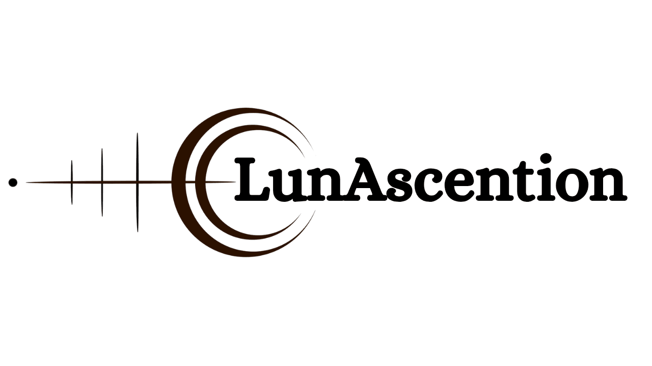 "LunAscention logo representing Carla JVR's transformative retreat in Bali, combining Hypno-Yoga, sacred rituals, and spiritual healing for women."