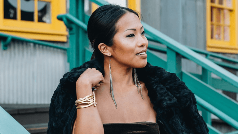 "Casey Lum, founder of The Wear Joy Project, promoting fashion wellness by empowering women to embrace self-love and creativity."