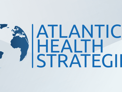 Logo of Atlantic Health Strategies featuring a globe and modern typography