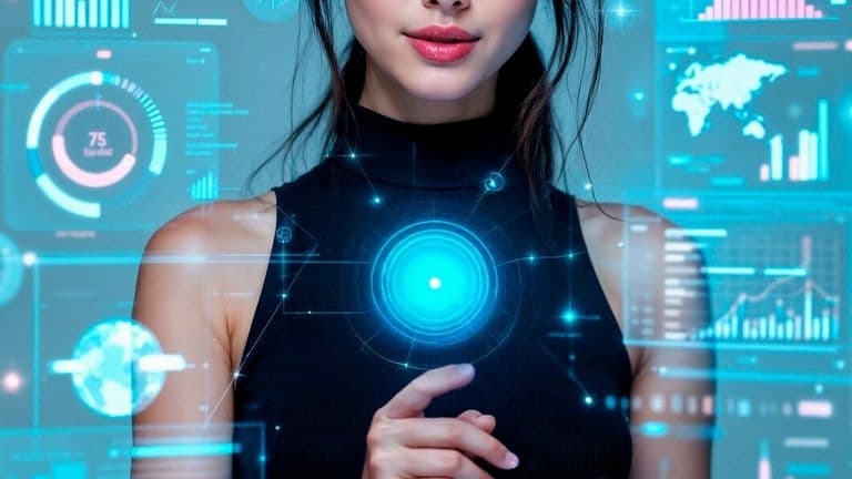 Futuristic Technology Hologram 23 2151917449