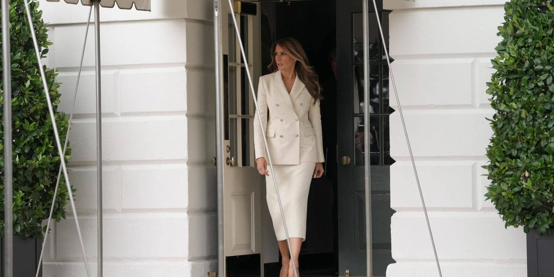 Melania Trump Champions American Fashion at Historic Military Parade