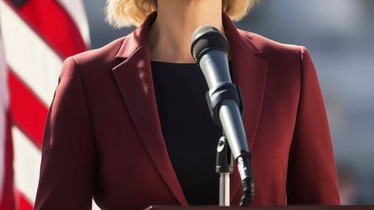 Person Holding Speech Official Event 23 2151054191