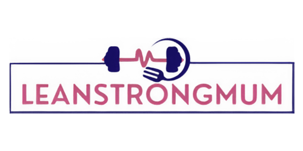 "LeanStrongMum logo, empowering mums over 35 with strength training and sustainable fitness solutions to boost health and confidence."