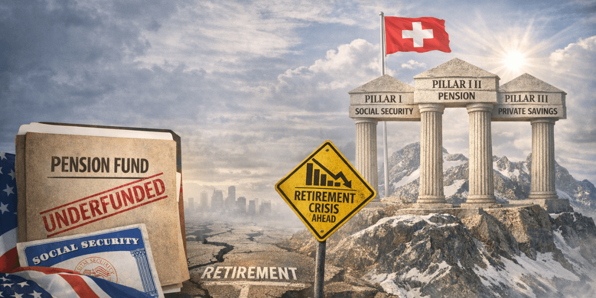 RESO Your Finances: Empowering individuals with Swiss-inspired retirement planning, combining Social Security, pensions, and personal savings for financial stability."