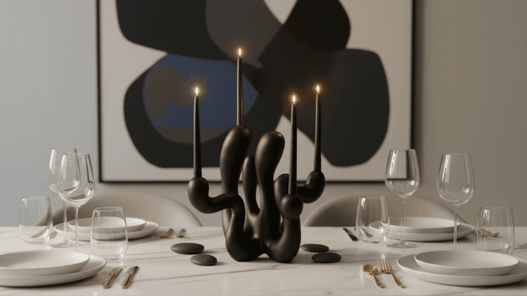 Shadia Sabagh Studio blends fine art and functional sculptures, creating intentional, modern pieces that bring calm and power into spaces.