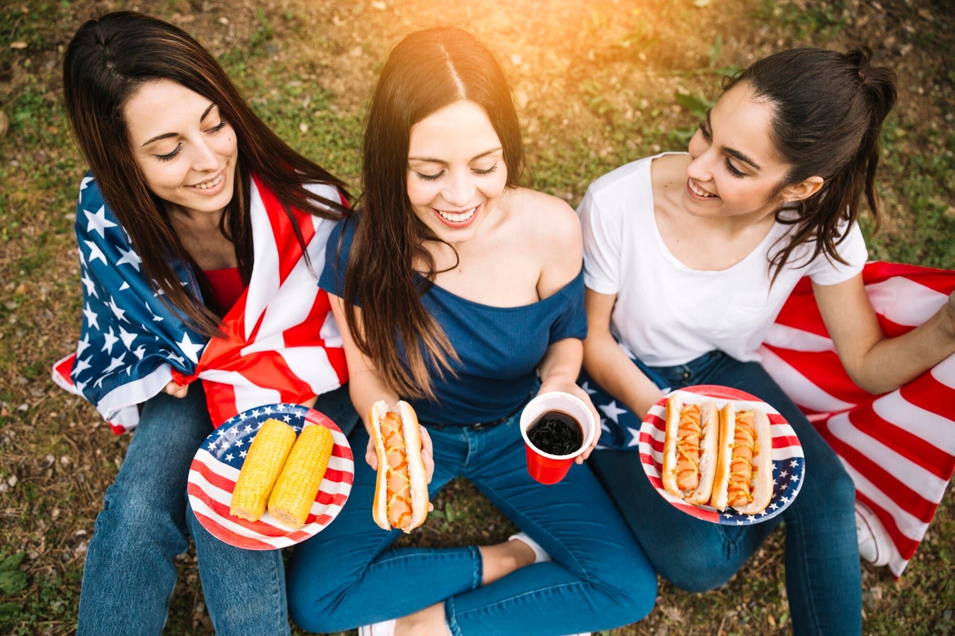 Three Ladies Sitting Ground 23 2147816828